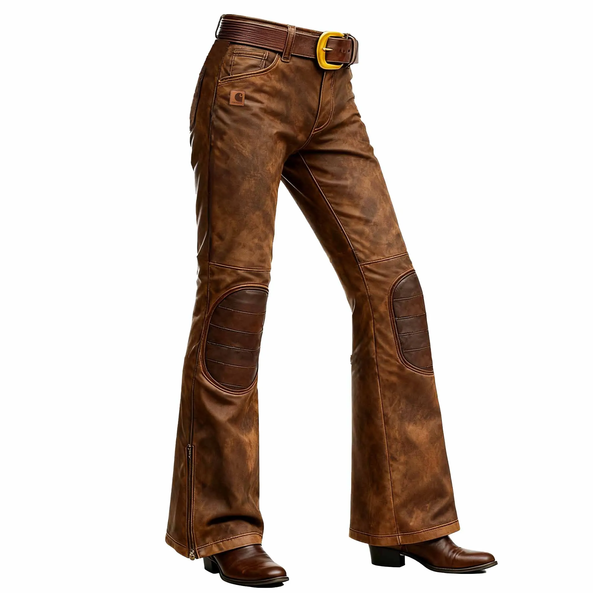 Jeans With Leather Knee Patches 44 Type #2 Levi