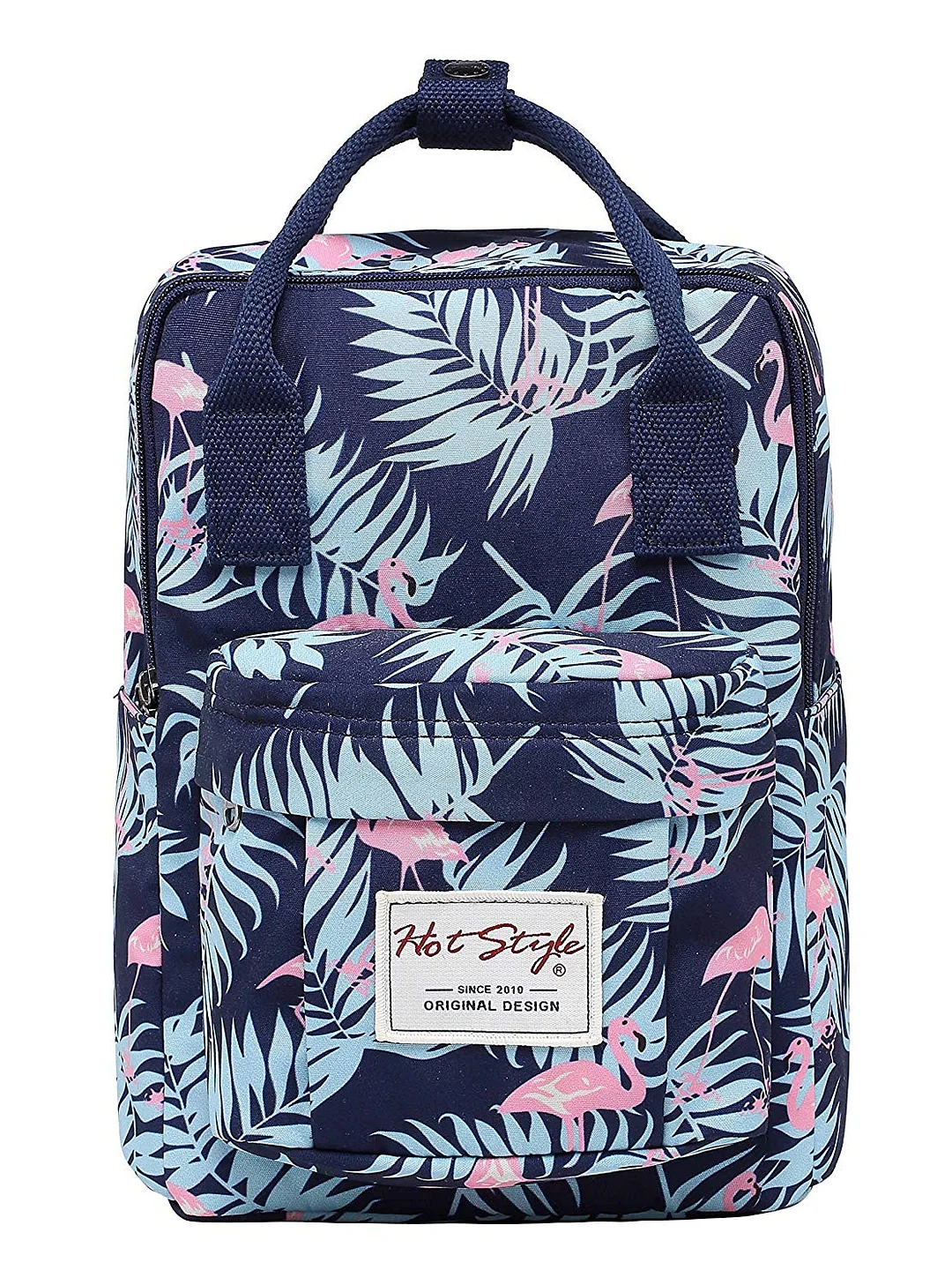 BESTIE 12" Small Backpack for Women, Girl's Cute Mini Bookbag Purse, Little Square Travel Bag, 11.8x8.3x4.7in