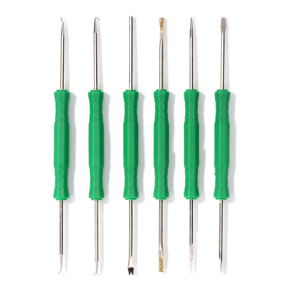 6pcs/Set PCB Soldering Welding Repair Circuit Board Desoldering Aid Tools, 501 Original
6pcs/Set PCB Soldering Welding Repair Circuit Board Desoldering Aid Tools, 501 Original