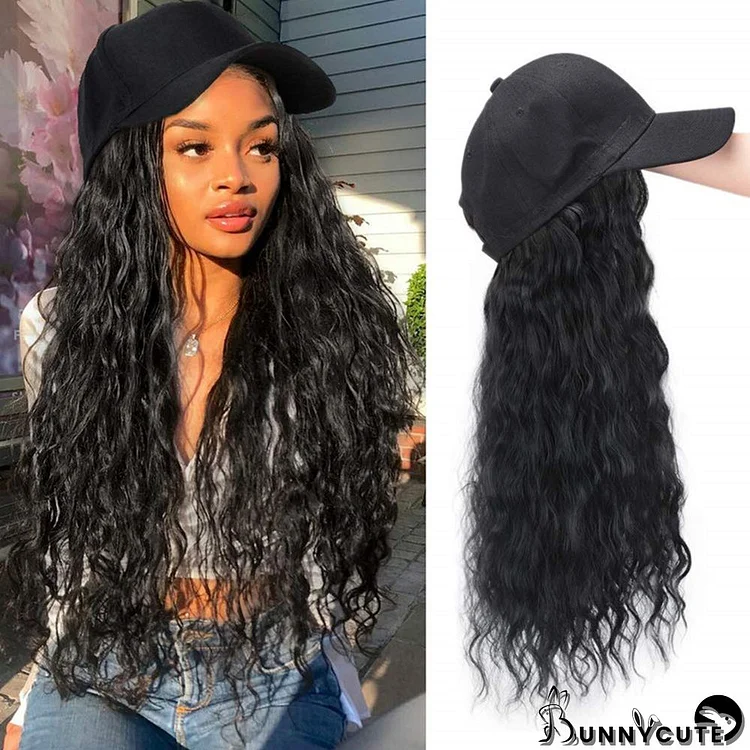 Black Fashion Casual Solid Split Joint Wigs