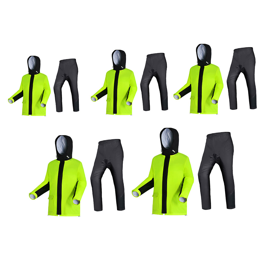 Adult Outdoor Rain Suit Double Layer Jacket + Pants with Reflective Stripes, Xxl, 501 Original
Adult Outdoor Rain Suit Double Layer Jacket + Pants with Reflective Stripes, Xxl, 501 Original