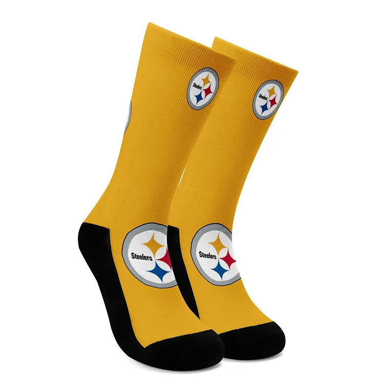 Pittsburgh Steelers For Bare Feet Crew Socks