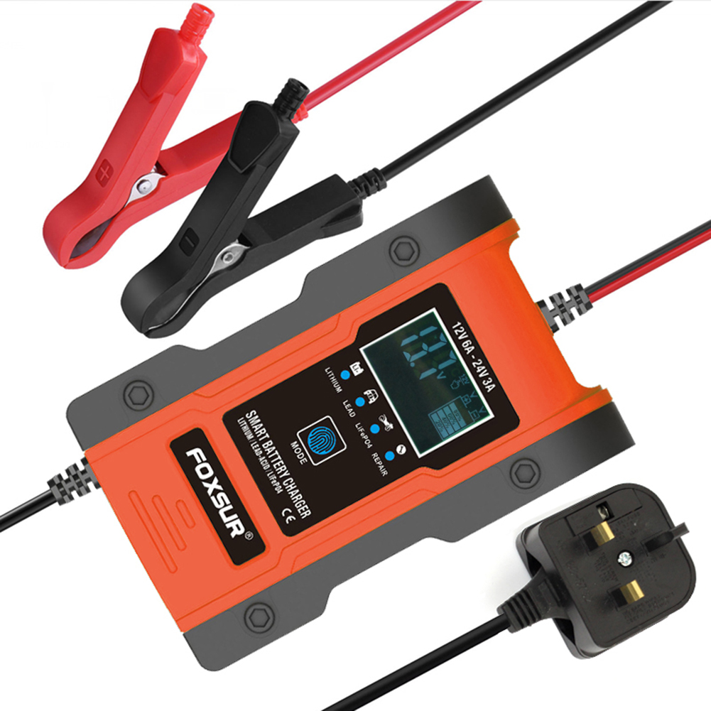 12V 6A 24V 3A LCD Display Smart Battery Charger Automatic Pulse Repair, Eu, 501 Original
12V 6A 24V 3A LCD Display Smart Battery Charger Automatic Pulse Repair, Eu, 501 Original