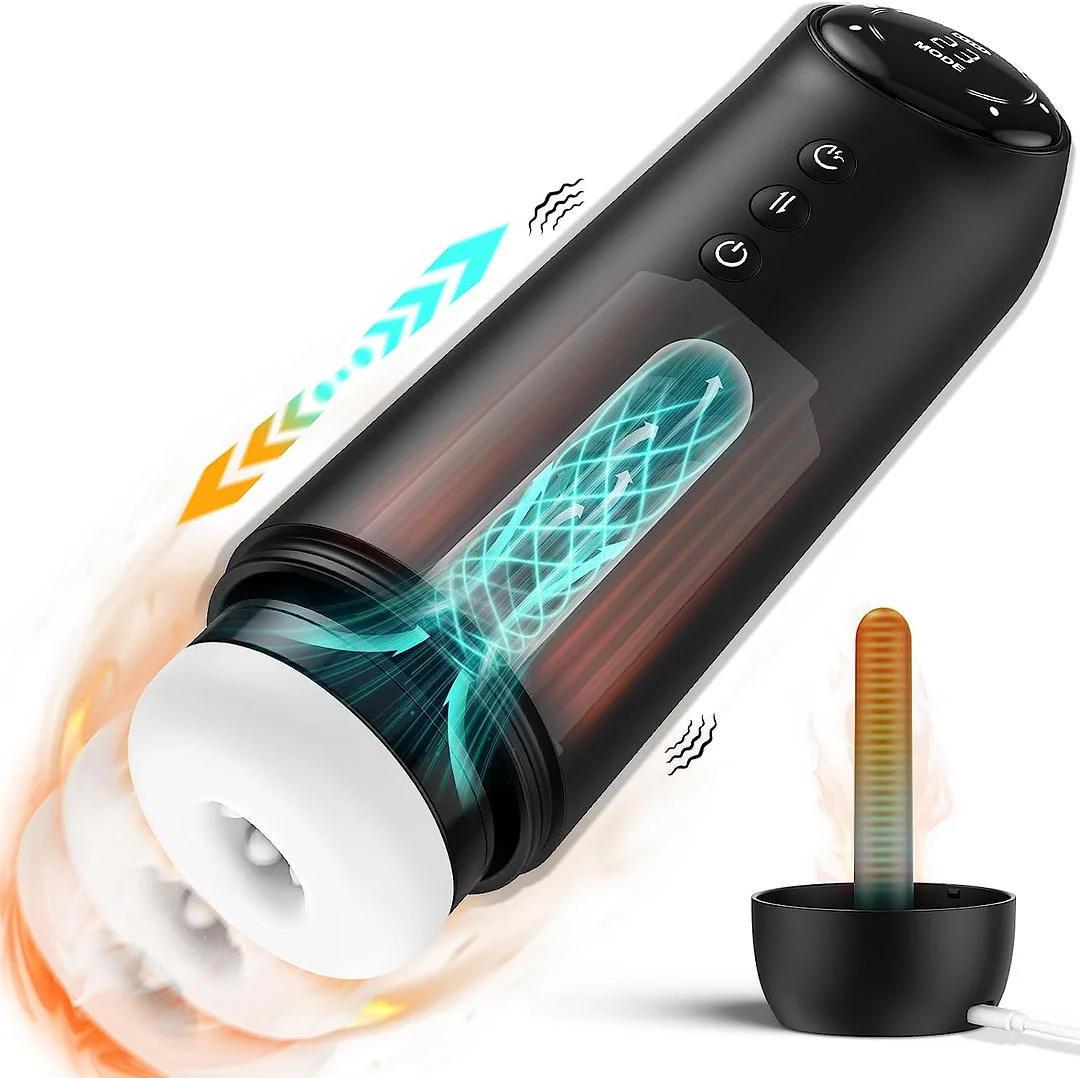 Alien 4-in-1 Heating Thrusting Sucking & Vibrating Male Masturbator Rosetoy Official