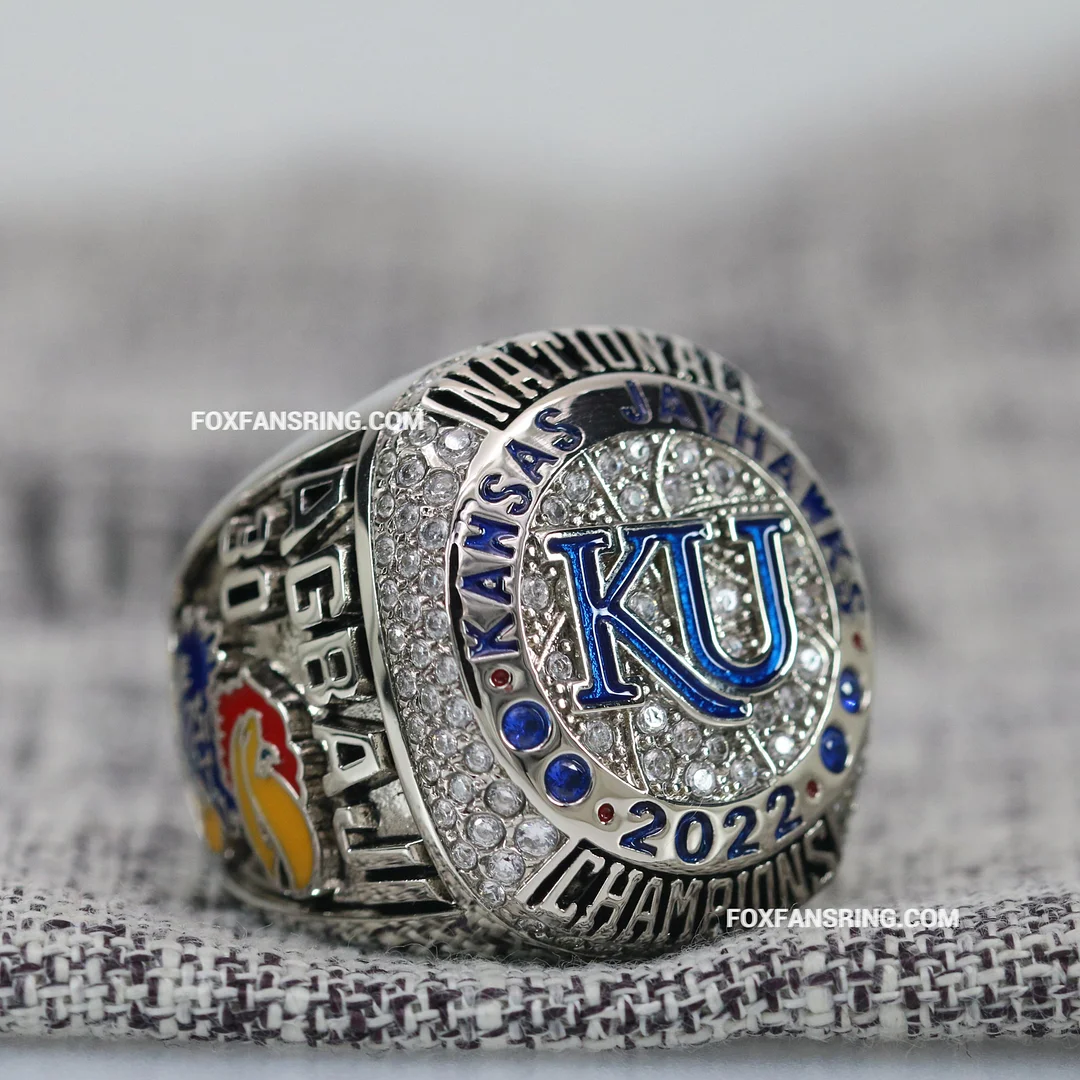 2022 Fans Edition Kansas Jayhawks Basketball National Championship Ring - Premium Series