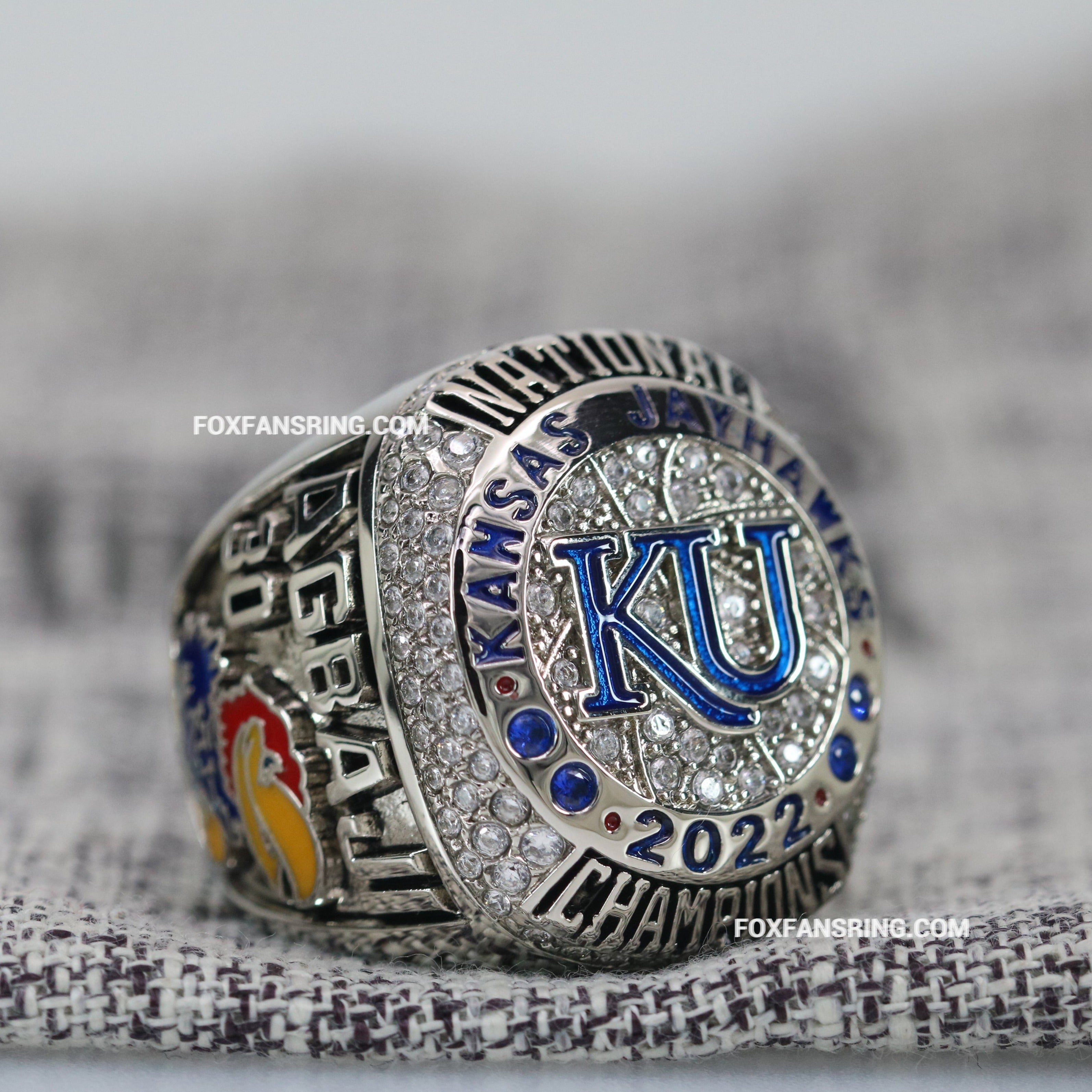 Fans Edition 2022 Kansas Jayhawks Basketball National Championship Ring