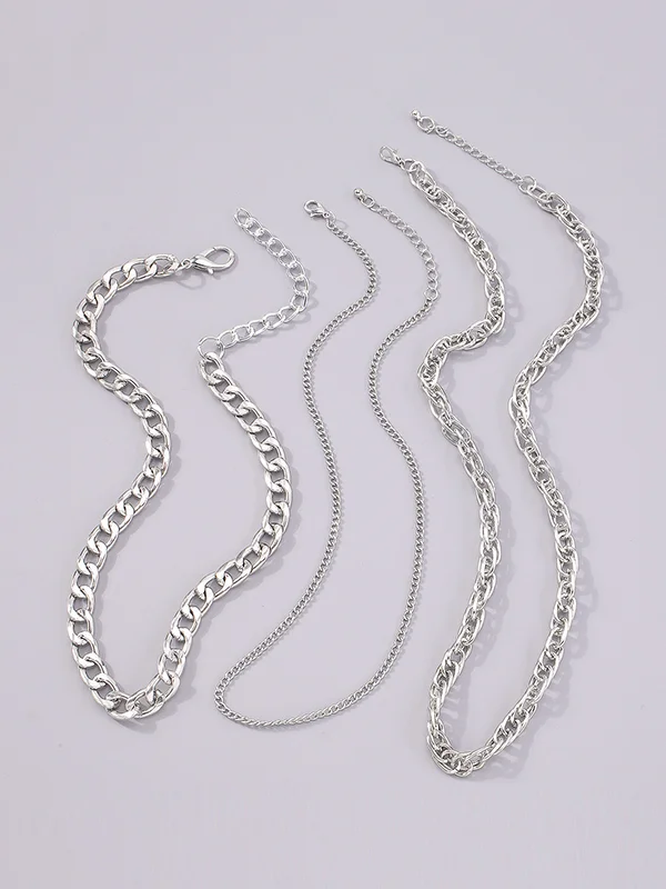 Original Cool Multi-Layered Chains Necklace