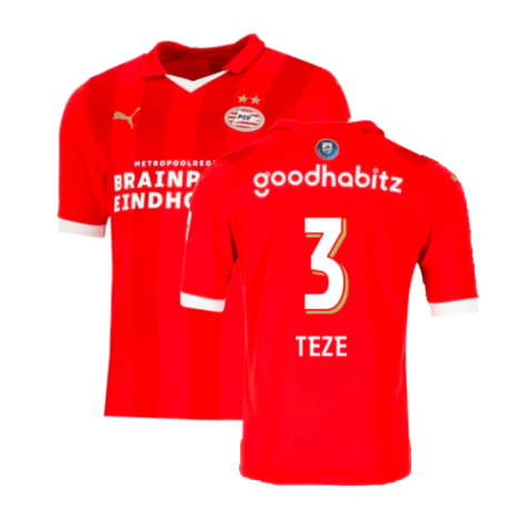 PSV Eindhoven Jordan Teze 3 Home Shirt Kit 2023-2024