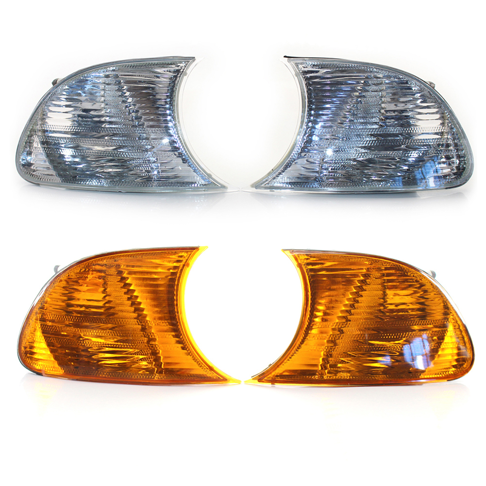 Left Right Car Corner Lights Turn Signal Headlight for BMW E46 1998-2001, Orange, 501 Original
Left Right Car Corner Lights Turn Signal Headlight for BMW E46 1998-2001, Orange, 501 Original
