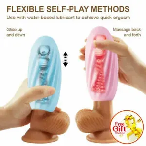 pornhint Pornhint Ribbed Pocket Pussy Egg Male Masturbator Stroker Sleeve for Men Sex Toys