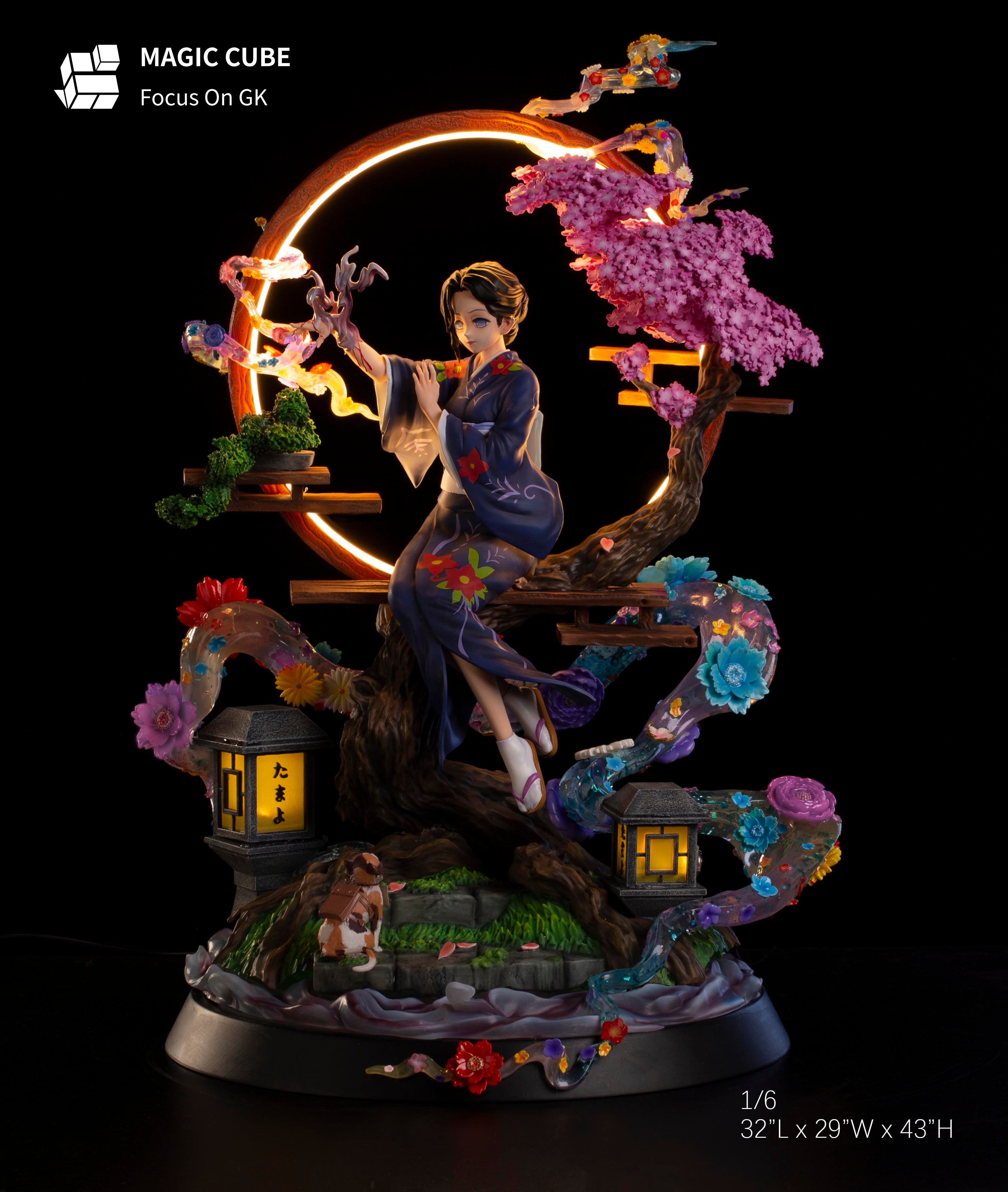 1/6 Scale Tamayo with LED - Demon Slayer: Kimetsu no Yaiba Resin Statue -  Magic Cube Studios [In Stock]