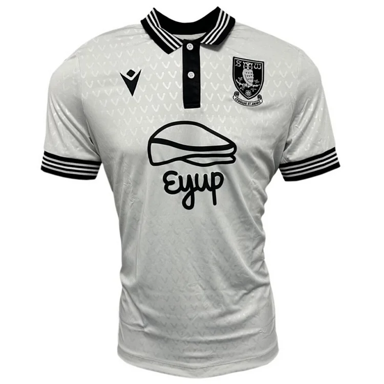Sheffield Wednesday Away Shirt Kit 2023-2024 - Gray