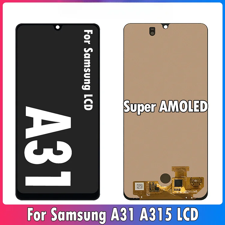 6.4" Super AMOLED  Samsung A31 LCD Display A315 SM-A315F SM-A315G SM-A315N Touch Screen Digitizer Repair PartsSM-LCD