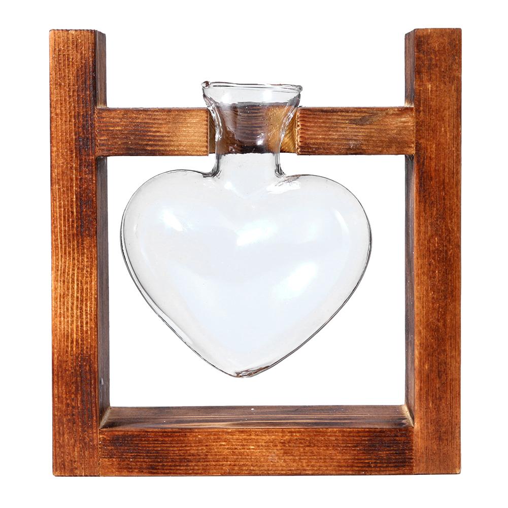 Wood Frame Glass Hydroponic Plant Vase Flowerpot Office Home Decoration, 501 Original
Wood Frame Glass Hydroponic Plant Vase Flowerpot Office Home Decoration, 501 Original