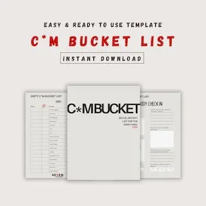 pornhint Pornhint Femdom Games: Kinky Erotic Bucket List, Sexual Health Tracker, Couple Games, Femdom Humiliation, Dominatrix, editable template on Canva, FLR