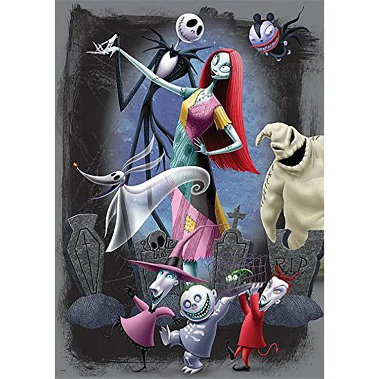 Jack Fanart Round Full Drill Diamond Painting 30X40CM(Canvas) gbfke