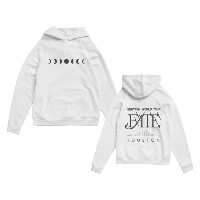 ENHYPEN World Tour FATE Houston Logo Hoodie