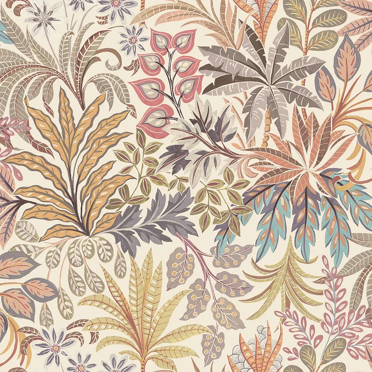 Crafted Floral Peel And Stick Wallpaper