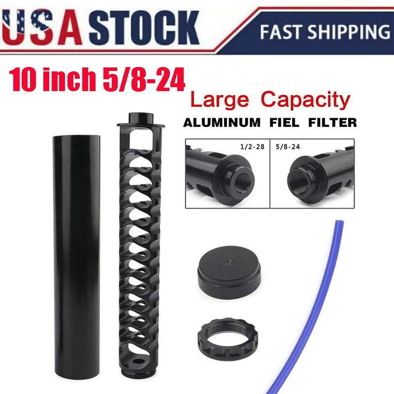 10 inch 5/824 Car Oil Fuel Filter Solvent Trap For NAPA 4003 WIX 24003