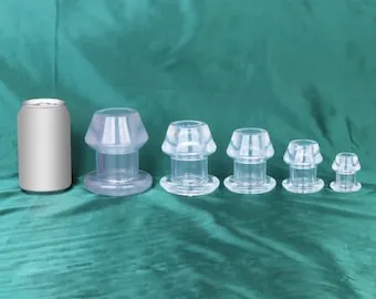 pornhint Pornhint 5 Sizes of hollow anal plug, hollow anal plug, anal expander, wearing anal plug when going out, see-through anal plug , Anal Speculum Plug