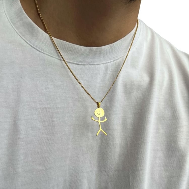 Funny Doodle Necklace