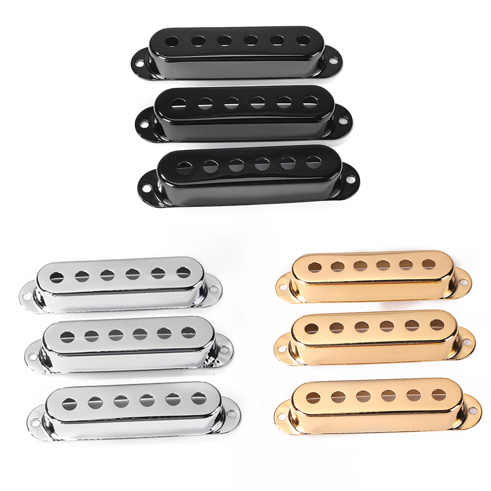 3pcs 48/50/52mm 6-Hole Brass Guitar Single Pickup Covers for ST SQ Guitar, Gold, 501 Original
3pcs 48/50/52mm 6-Hole Brass Guitar Single Pickup Covers for ST SQ Guitar, Gold, 501 Original