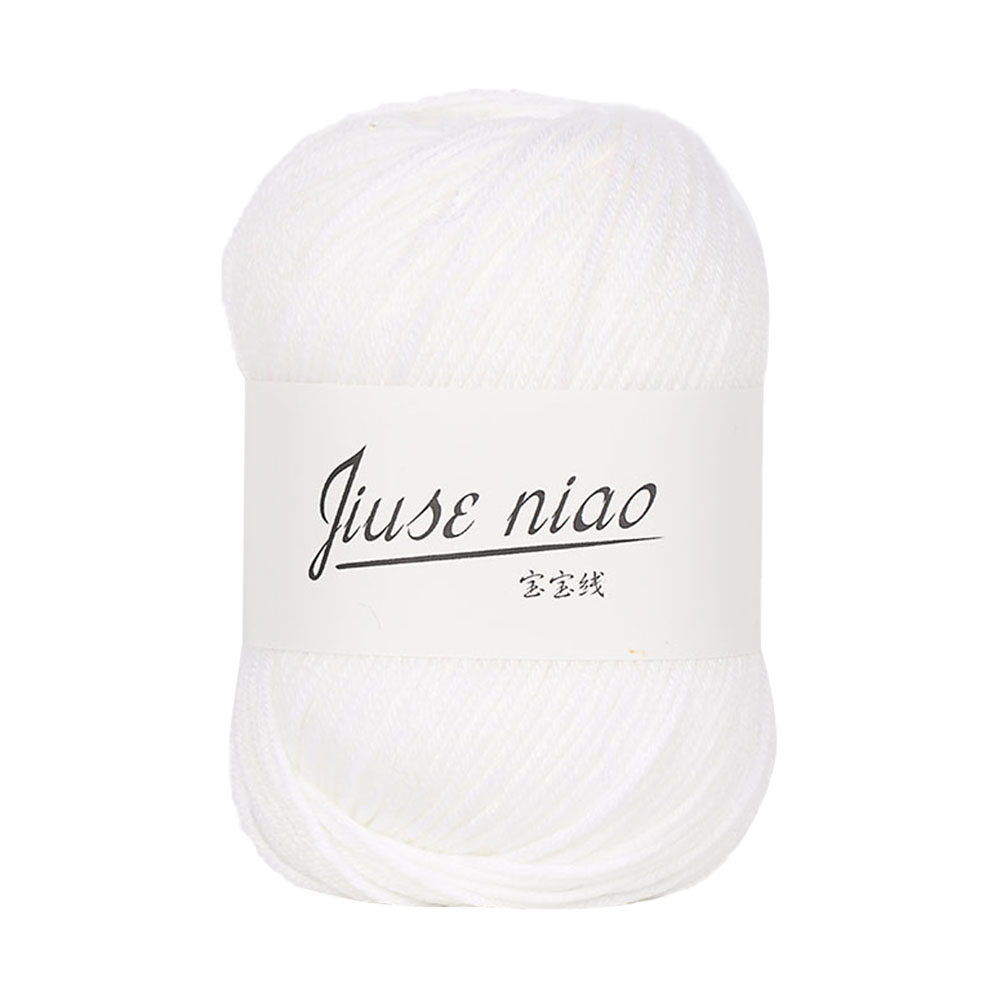 1 Roll 6 Strands Pure Cotton Ropes Baby Knitwear Crochet Yarn Twine Thread, #53, 501 Original
1 Roll 6 Strands Pure Cotton Ropes Baby Knitwear Crochet Yarn Twine Thread, #53, 501 Original