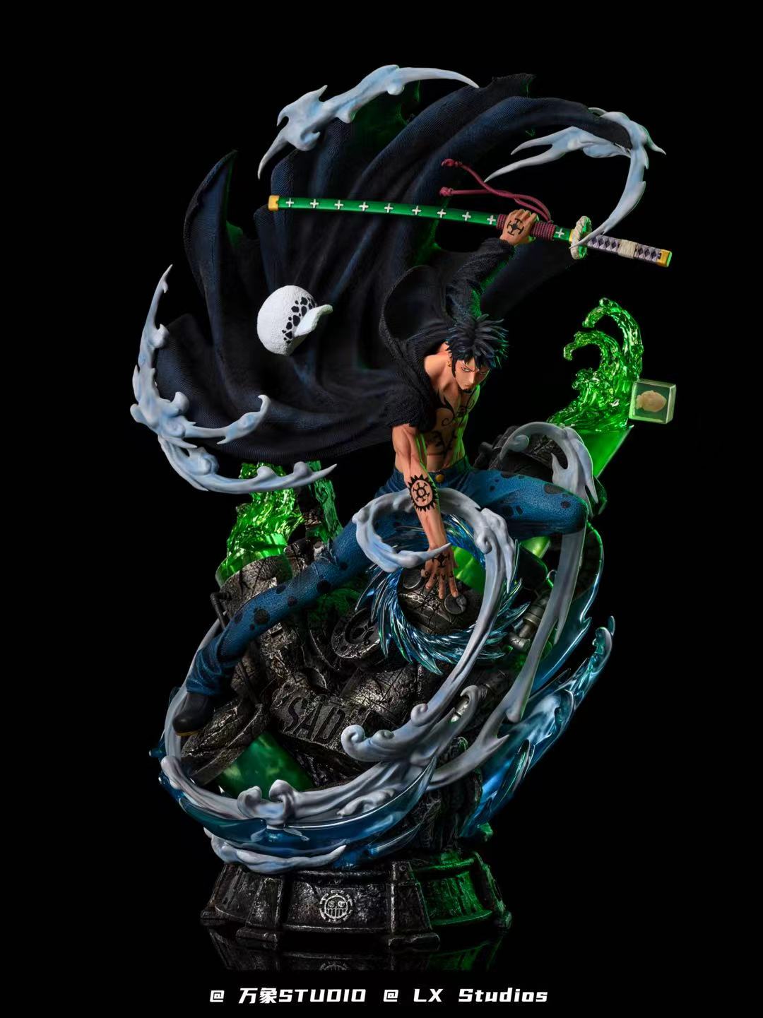 Trafalgar D. Water Law with LED ONE PIECE Resin Statue WanXiang