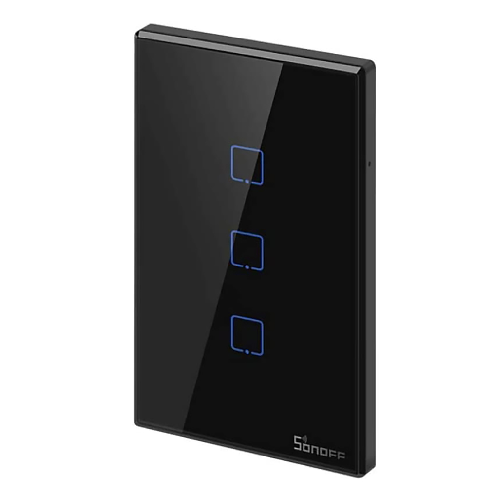 Sonoff TX T3US-3 3 Gang 433Mhz RF Remote Controlled WiFi Smart Touch Switch, 501 Original 
Sonoff TX T3US-3 3 Gang 433Mhz RF Remote Controlled WiFi Smart Touch Switch, 501 Original