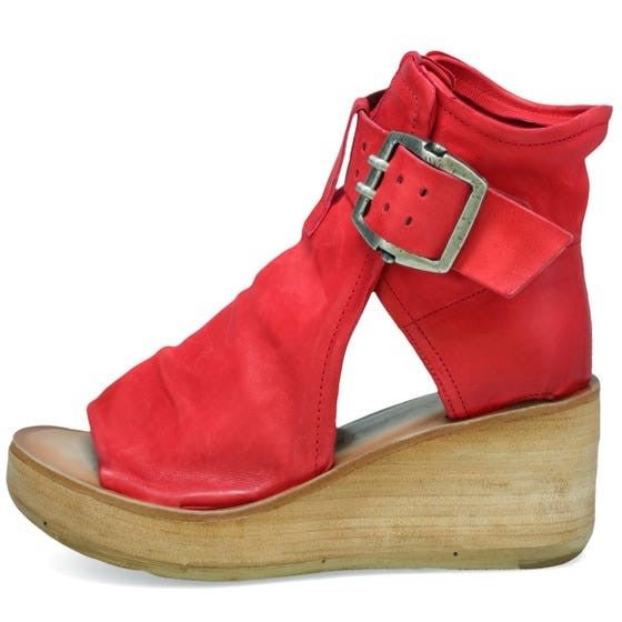 Women's Boho Buckle Wedge Platform Sandals