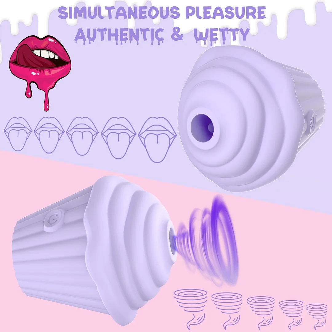 Mini Ice Cream Sucking Vibrator Clitoris Stimulator For Adult
