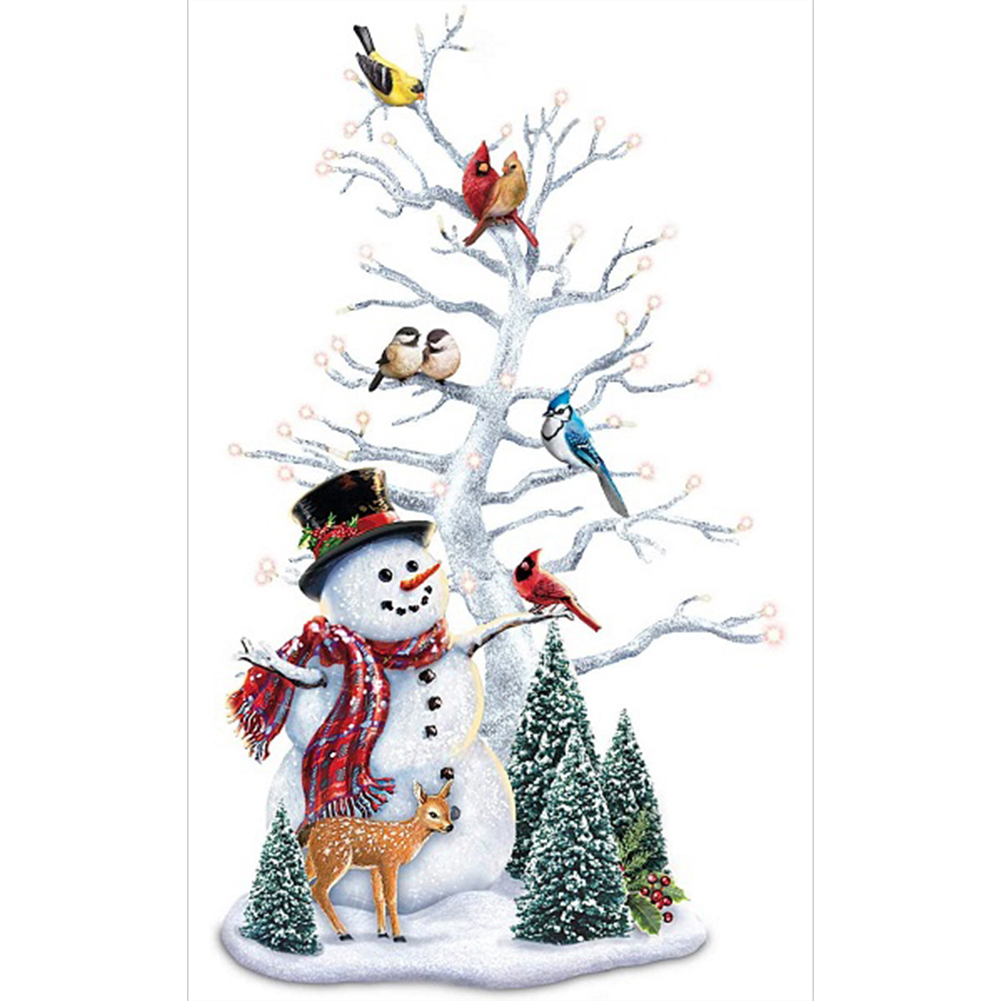 35*60CM - Round Drill Diamond Painting - Snowman and Bird (Big Size), 501 Original
35*60CM - Round Drill Diamond Painting - Snowman and Bird (Big Size), 501 Original