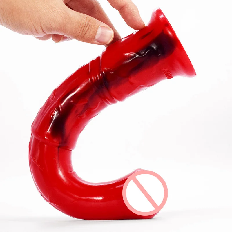 Simulation Silicone Animal Dildo Large Penis - Rose Toy