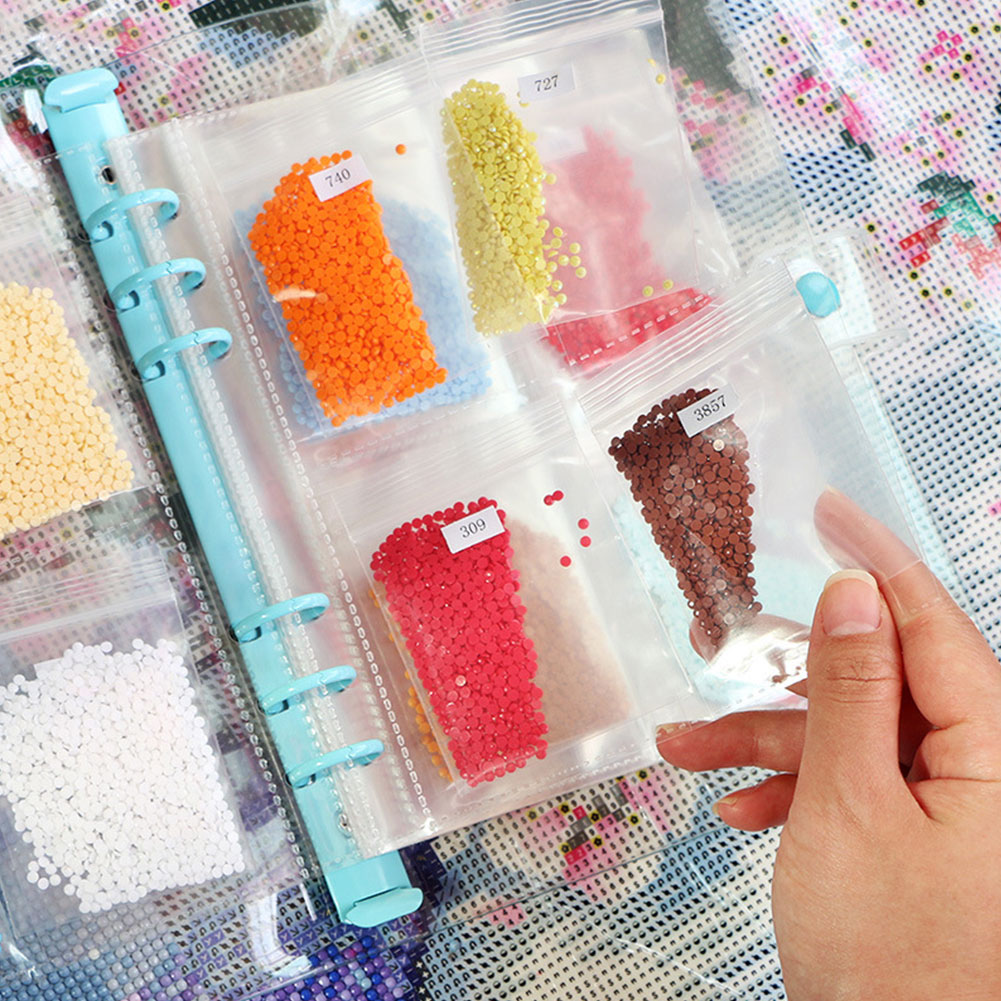 Diamond Painting Storage Book Beads Container Clear Loose Leaf A5 Bind –  ColorfulDiy