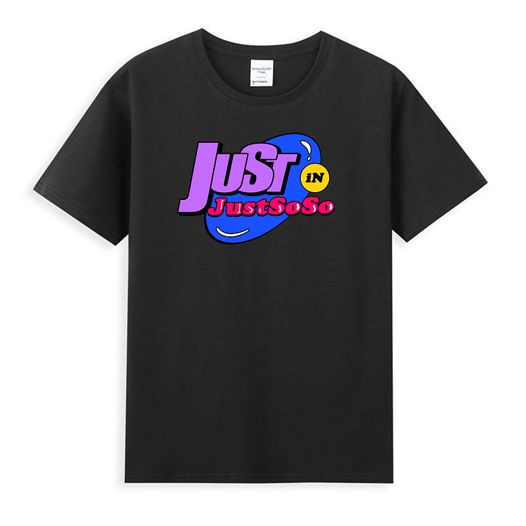 Unisex Just In JustSoSo Shirts Black