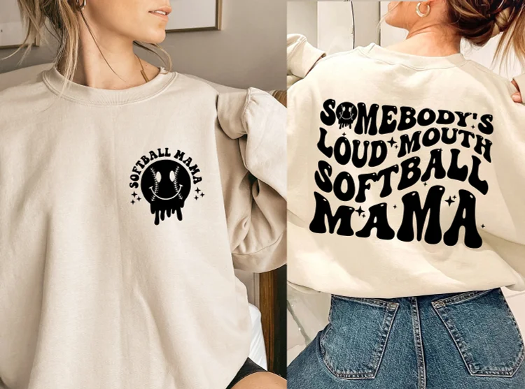 Somebody's Loud Mouth Softlall Mama Sweatshirt
