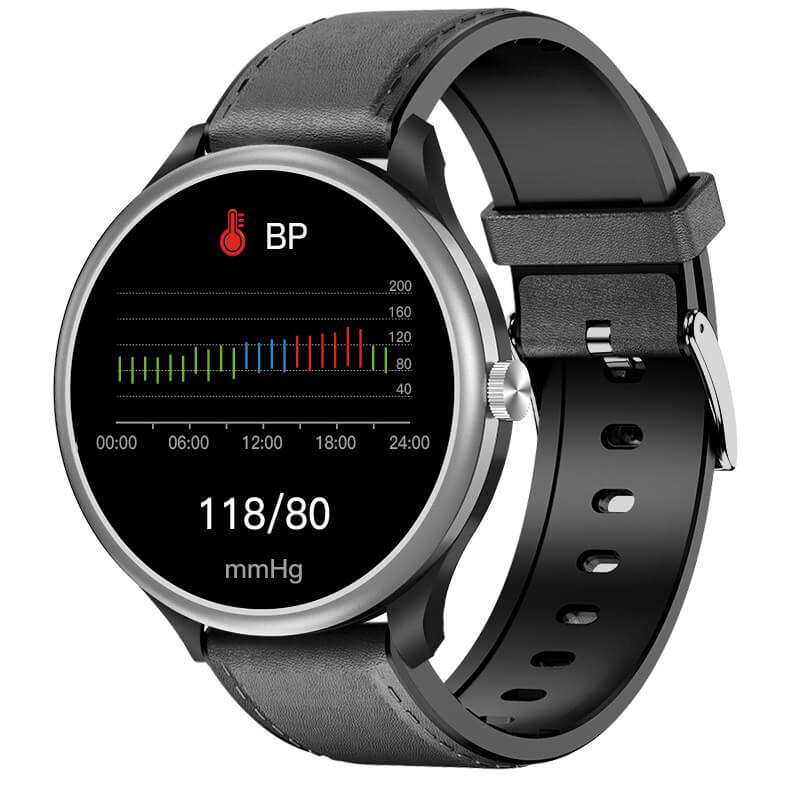 Smart Watch Ppg Ecg Monitoring Body Temperature Blood Pressure Heart