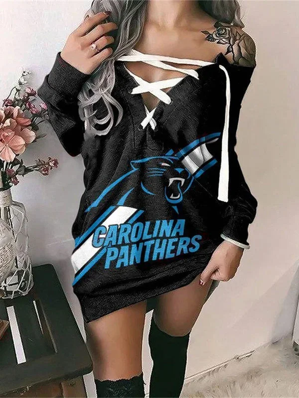 Carolina Panthers Limited Edition Lace-up Sweatshirt