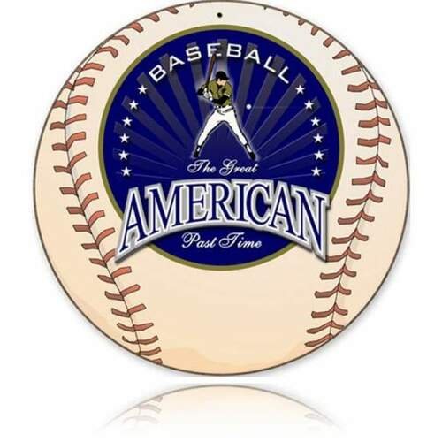 American- Round Shape Tin Signs/Wooden Signs - 30*30CM