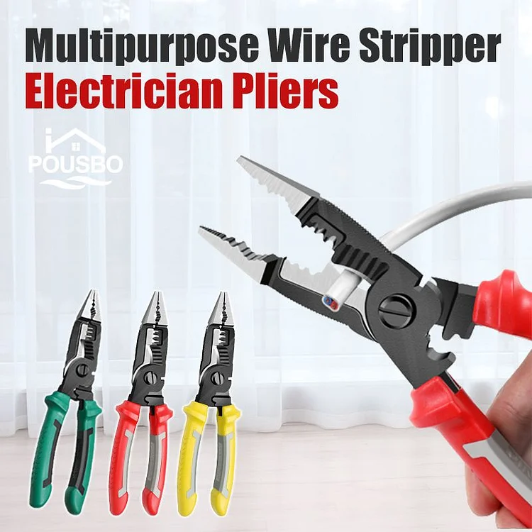 Pousbo® Multipurpose Wire Stripper Electrician Pliers