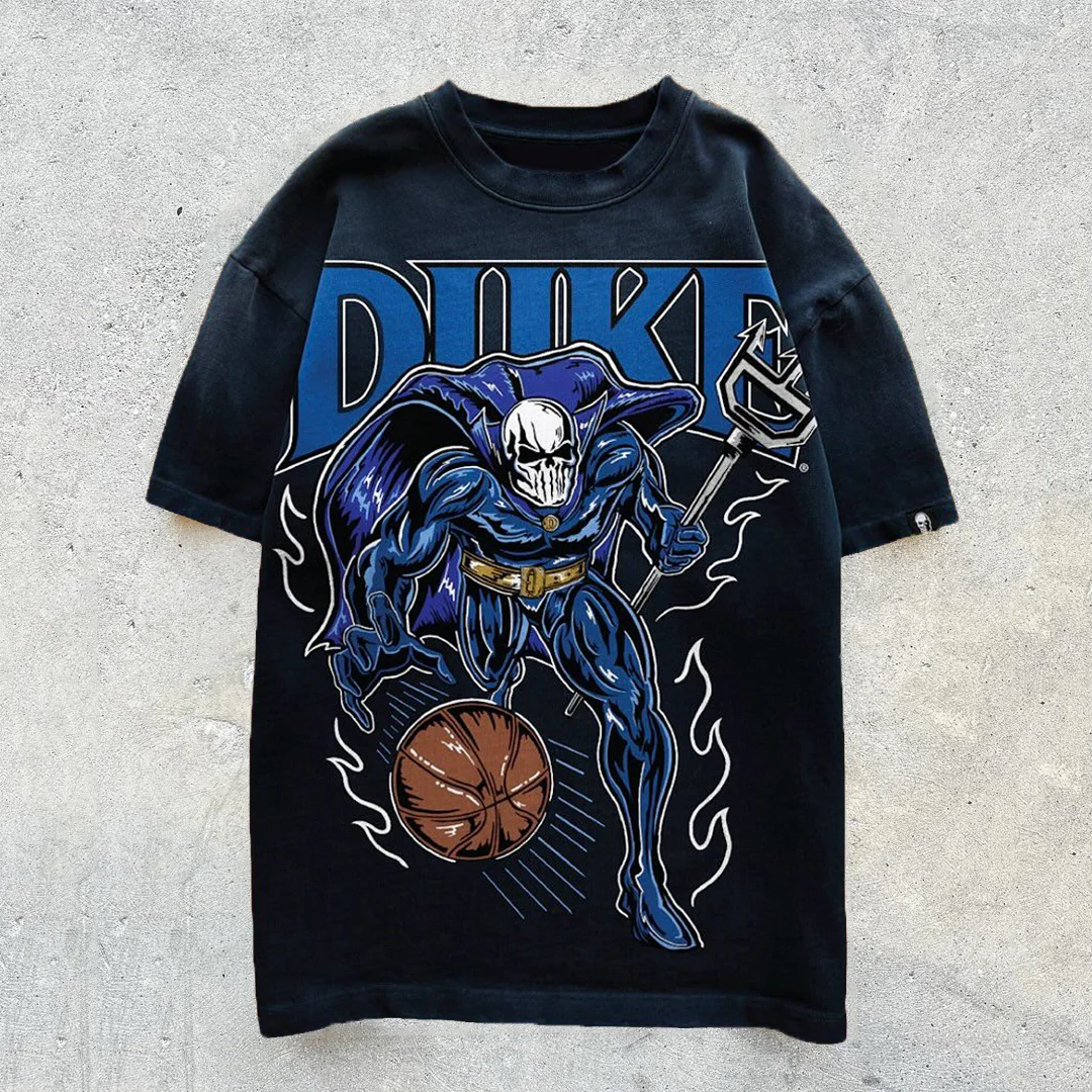 Duke Basketball Print Short Sleeve T-Shirt