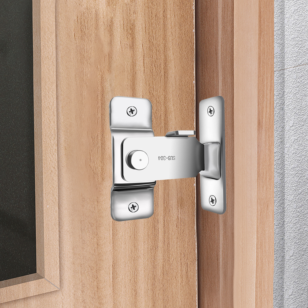 90 Degree Stainless Steel Door Latch Safety Right Angle Sliding Door Lock, 501 Original
90 Degree Stainless Steel Door Latch Safety Right Angle Sliding Door Lock, 501 Original