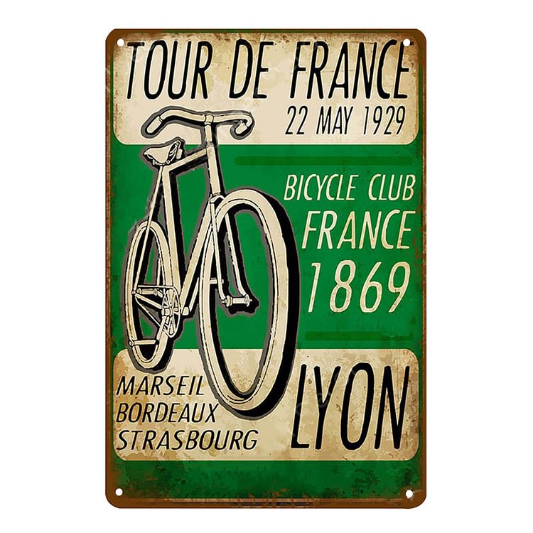 Tour de France Bicycle - Vintage Tin Signs/Wooden Signs - 20*30cm/30*40cm