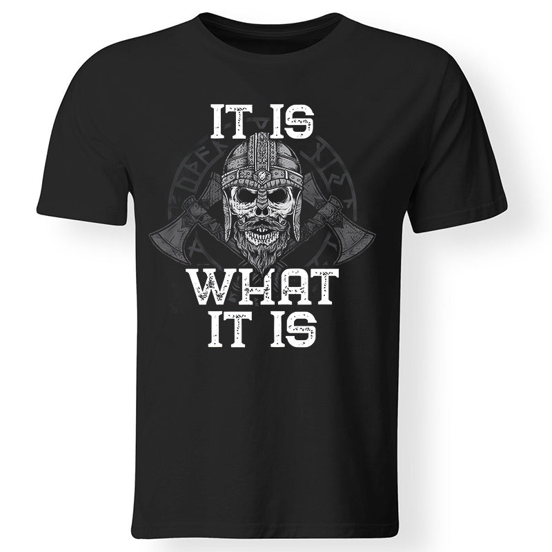 It Is What It Is Vikings Soldier Printed Men's T-shirt WOLVES