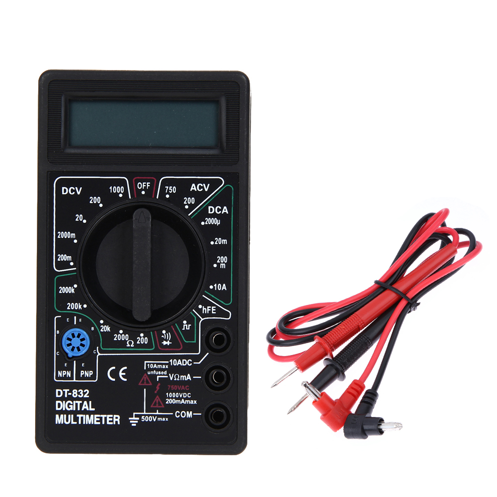 Multifunction Digital AC DC Multimeter Current Voltage Resistance Monitor, 501 Original
Multifunction Digital AC DC Multimeter Current Voltage Resistance Monitor, 501 Original