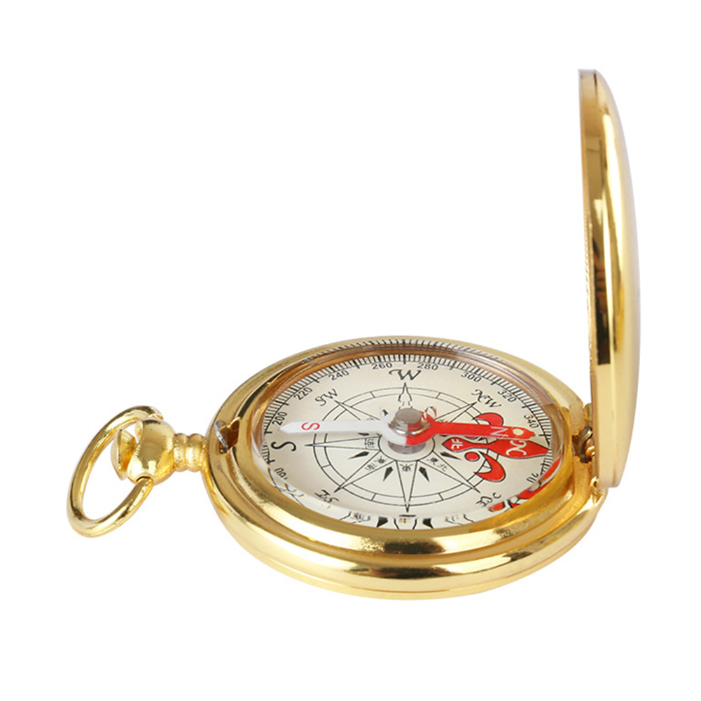 Portable Flip Cover Pocket Watch Compass Camping Hiking Boating Compass, Gold, 501 Original
Portable Flip Cover Pocket Watch Compass Camping Hiking Boating Compass, Gold, 501 Original