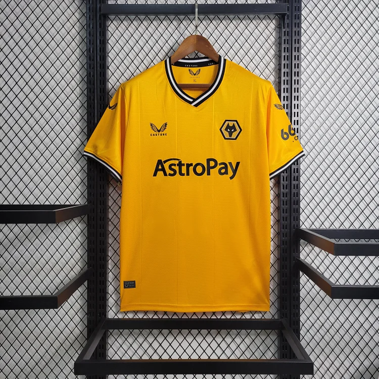 Wolves FC Home Shirt Kit 2023-2024 - Yellow