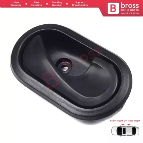 Dronehint Bross BDP600 Interior Door Handle Black For Dacia Front OR Rear Right Doors Parts