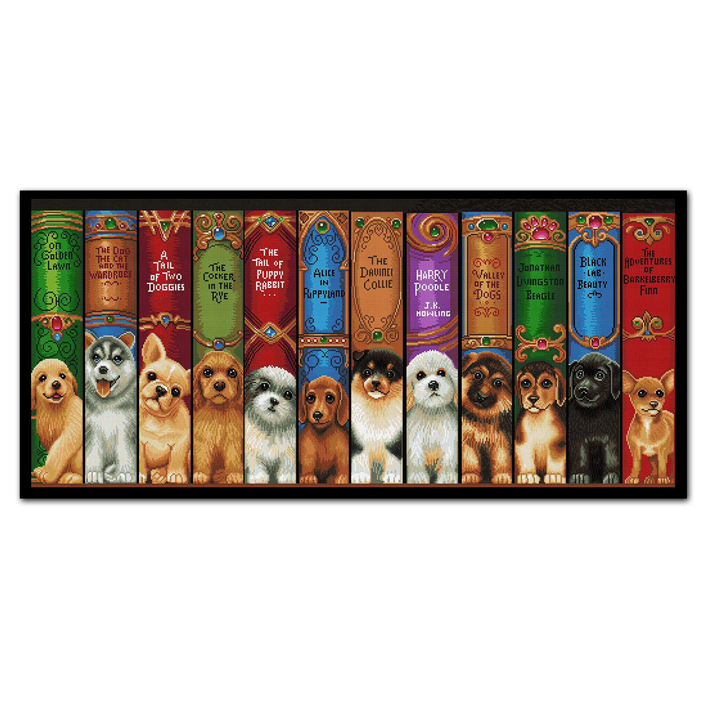 Printed Dog Book - 11CT Stamped Cross Stitch - 110*50CM (Big Size), 501 Original
Printed Dog Book - 11CT Stamped Cross Stitch - 110*50CM (Big Size), 501 Original