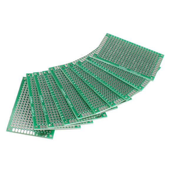 10pcs 4x6cm Double Side Prototype PCB Universal Printed Circuit Board, 501 Original
10pcs 4x6cm Double Side Prototype PCB Universal Printed Circuit Board, 501 Original
